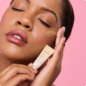Purlisse Perfect Glow BB Cream Concealer in use during morning routine for quick brightening