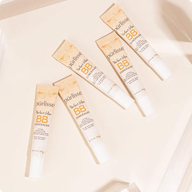 Purlisse Perfect Glow BB Cream Concealer packaging opened, travel-friendly