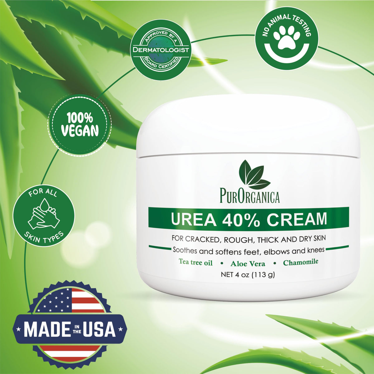 PurOrganica foot cream resulting in softer feet after use