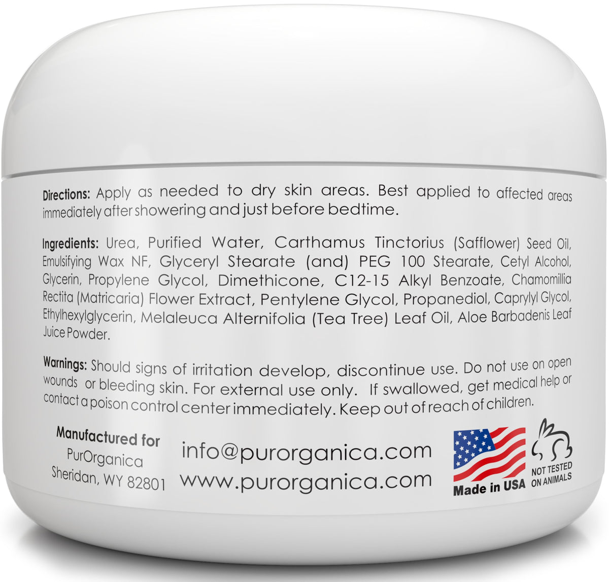 Step-by-step foot care routine with PurOrganica cream.