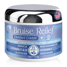Purple Canyon Bruise Relief Arnica Cream targets bruise fading for balanced skin