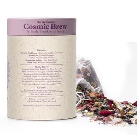 Purple Canyon Lunar Blend Bath Tea ready-to-gift set for self-care