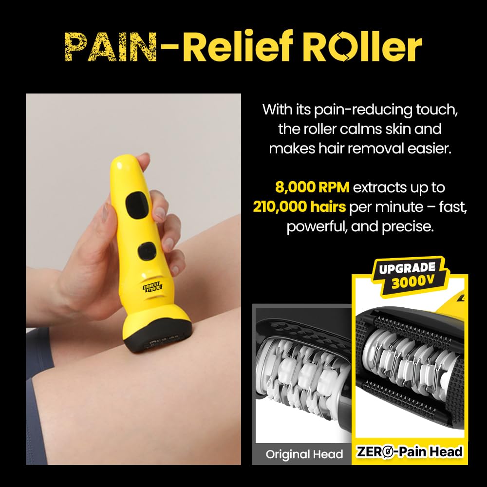 Purple Gorilla Gorilla Technique Epilator 3000V high-speed hair removal rate.