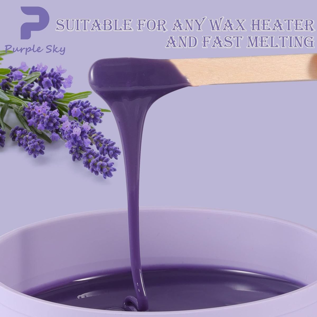 Bikini-area waxing with PURPLESKY for precise, skin-friendly results