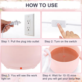 PURPLESKY compact design emphasizes portability for home spa routines.
