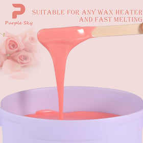 Purplesky skin-friendly formula with Jasmine for comfortable waxing.