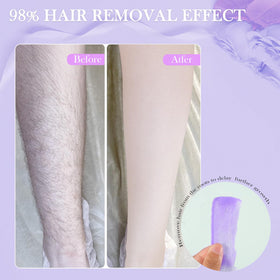 PURPLESKY stripless wax beads for mess-free waxing