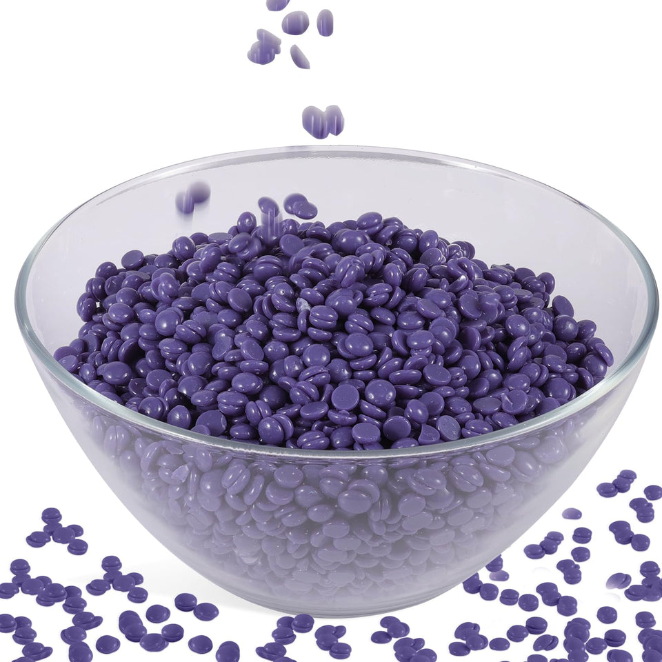 PURPLESKY wax beads bulk 3.3lb package for salon-quality removal