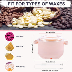 PURPLESKY wax warmer removable pot shown for easy cleaning after waxing sessions.