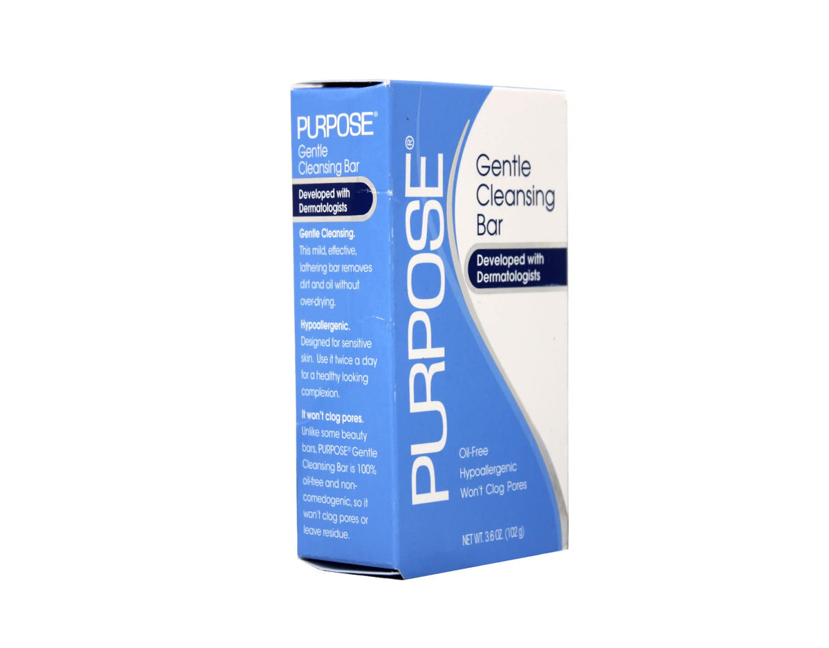 Purpose Gentle Cleansing Bar pack of six offers consistent care and value