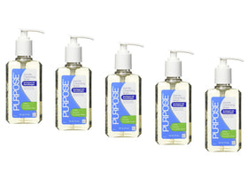 Purpose Gentle Cleansing Wash pump bottle for sensitive skin, soap-free daily cleansing.