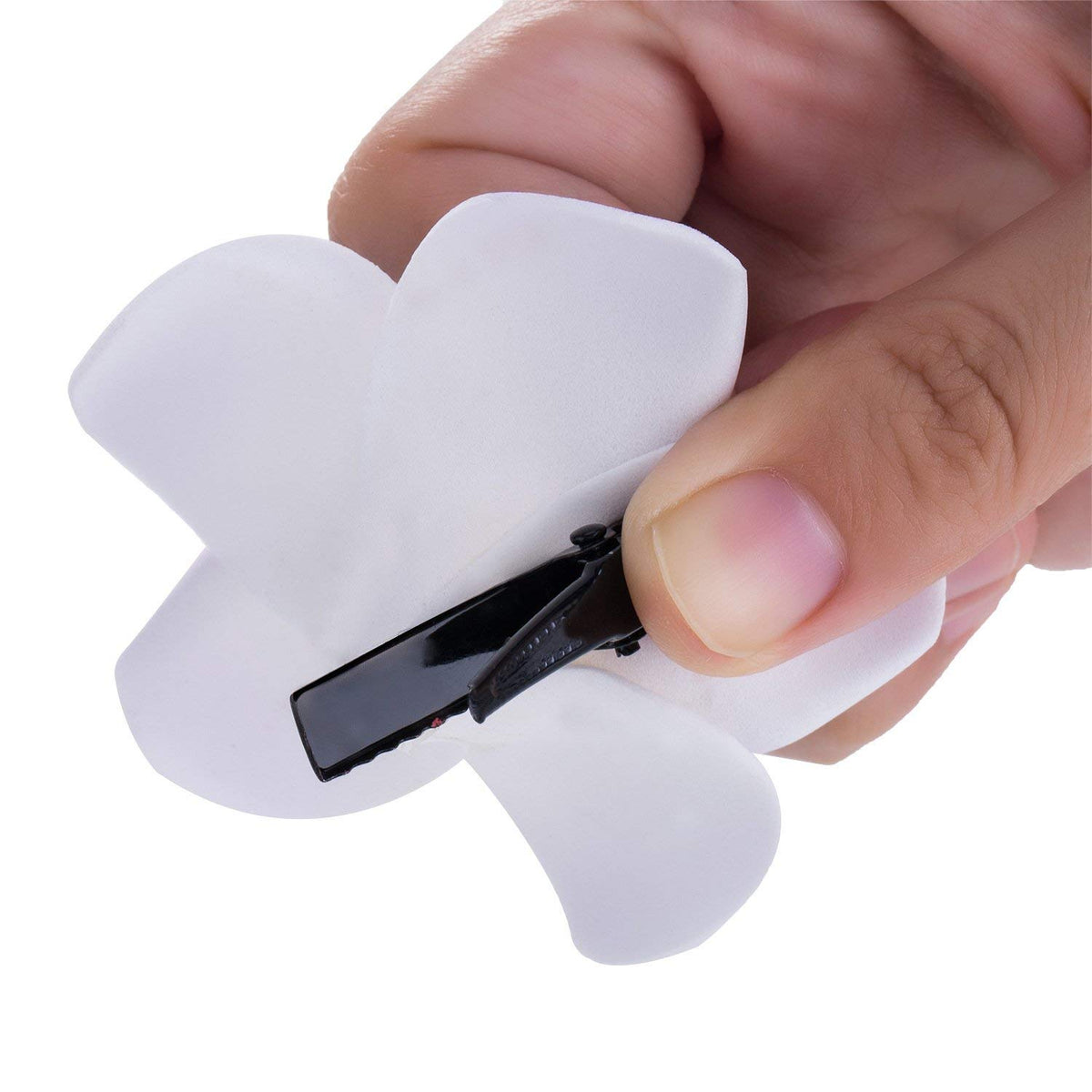 Pursuestar 50-piece plumeria clip set for versatile styling