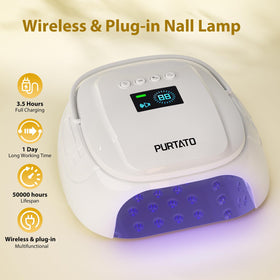 Purtato lamp with 4 timer options for customizable curing cycles