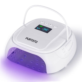 Purtato 126W lamp interior space for fingernails and toenails, efficient curing