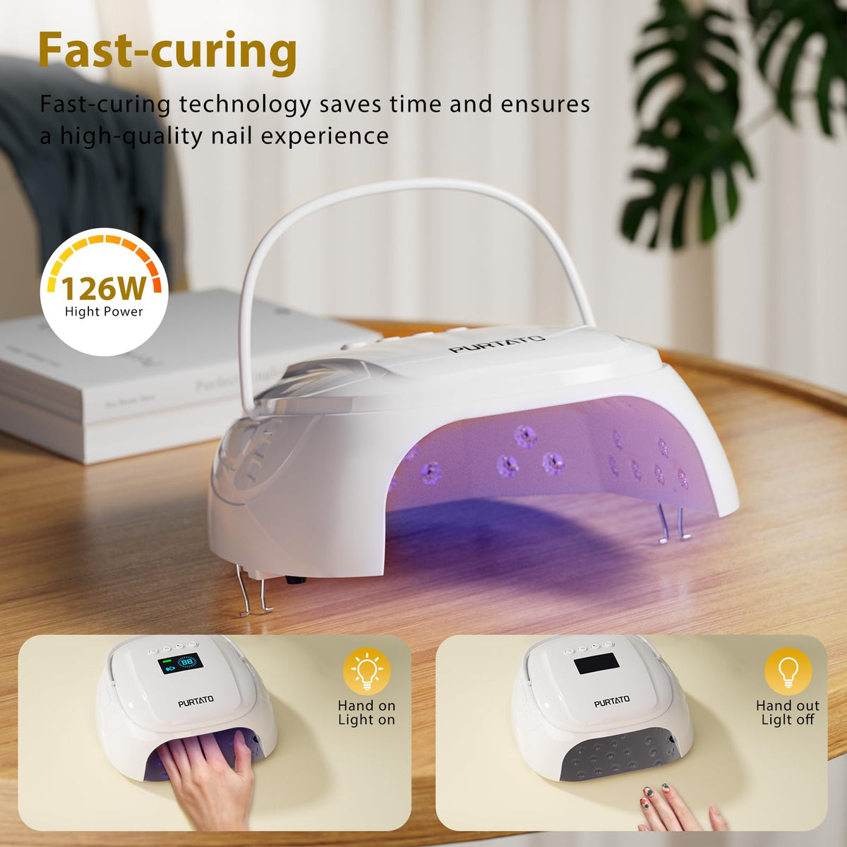 Purtato removable metal base tray for easy cleaning