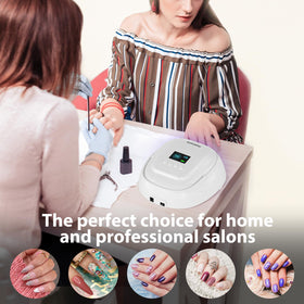 Purtato sleek white nail lamp for salon or home use