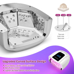 Lamp charging state with battery powered operation indicator