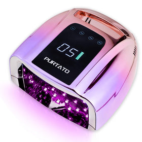 Purtato Professional 96W UV LED nail lamp enabling high-speed curing for gel nails.