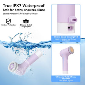 PURTIF IPX7 waterproof design for safe use in shower or bath