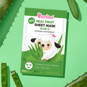 Puttisu pack of seven aloe masks for kids designed for comfort