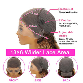 PXTPXT Bleached knots on lace-front wig ideal for smooth Parting lines.