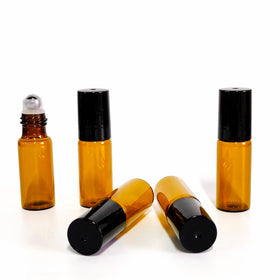PYAWI amber roller bottle travel pack suitable for cosmetics and oils.
