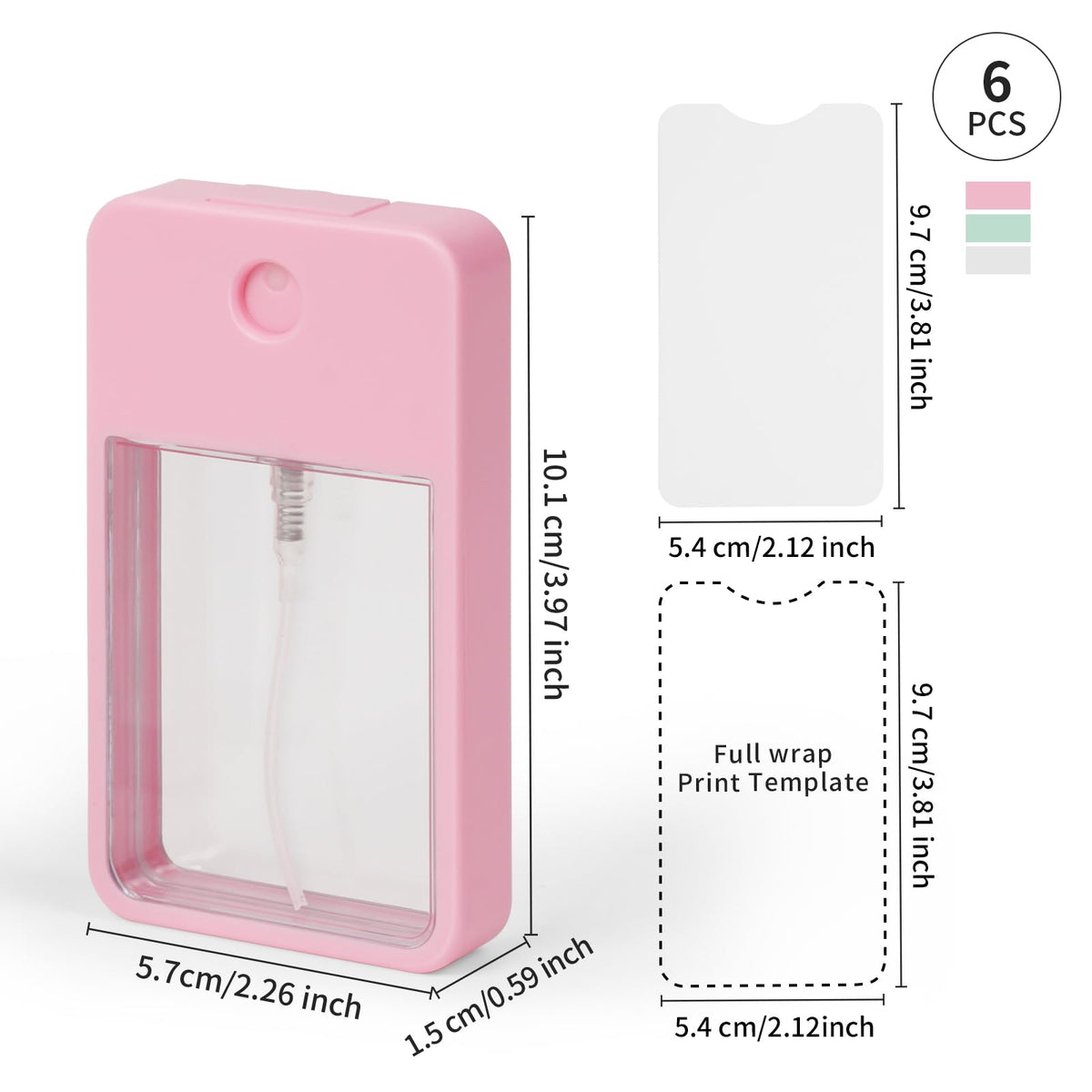 PYD Life spray bottle close-up on leak-proof cap for travel safety.