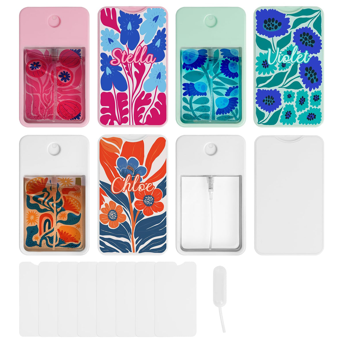 PYD Life sublimation bottle front view shows customizable 30 ml design options.