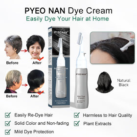 PYEONAN precision comb for targeted root and sideburn dyeing.