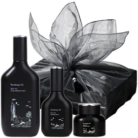 Pyunkang Yul PKY Black Tea Line Gift Box on display, ideal for gifting thoughtful skincare.