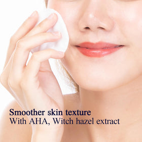 Hypoallergenic claim on Pyunkang Yul PKY cleansing pad for sensitive skin