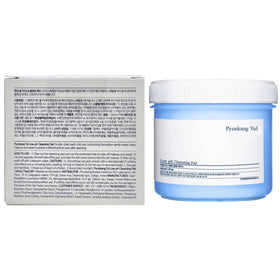 Pyunkang Yul PKY Low pH Cleansing Pad wipe application removing makeup