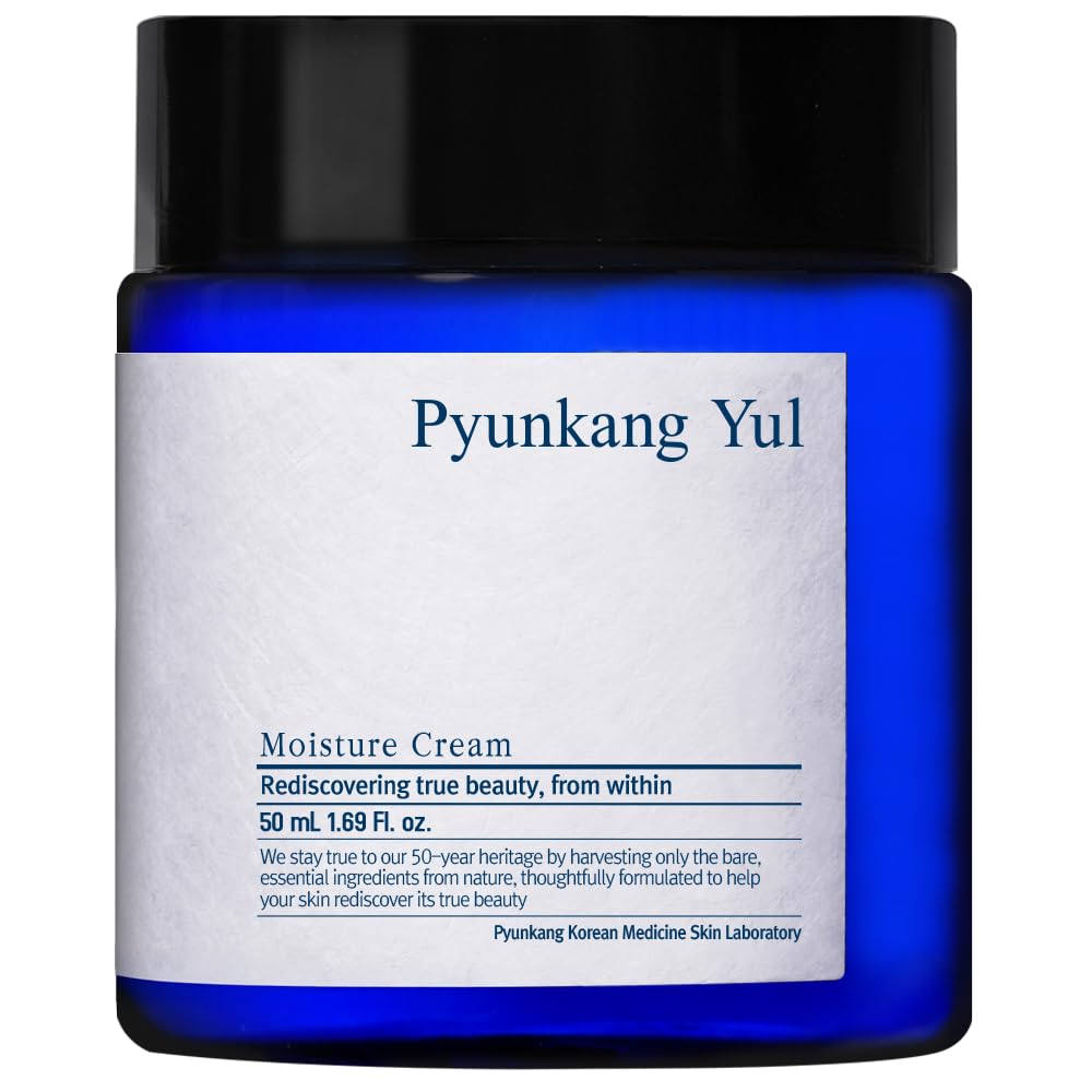 Pyunkang Yul PKY Moisture Cream bottle showing quick absorption for daily hydration