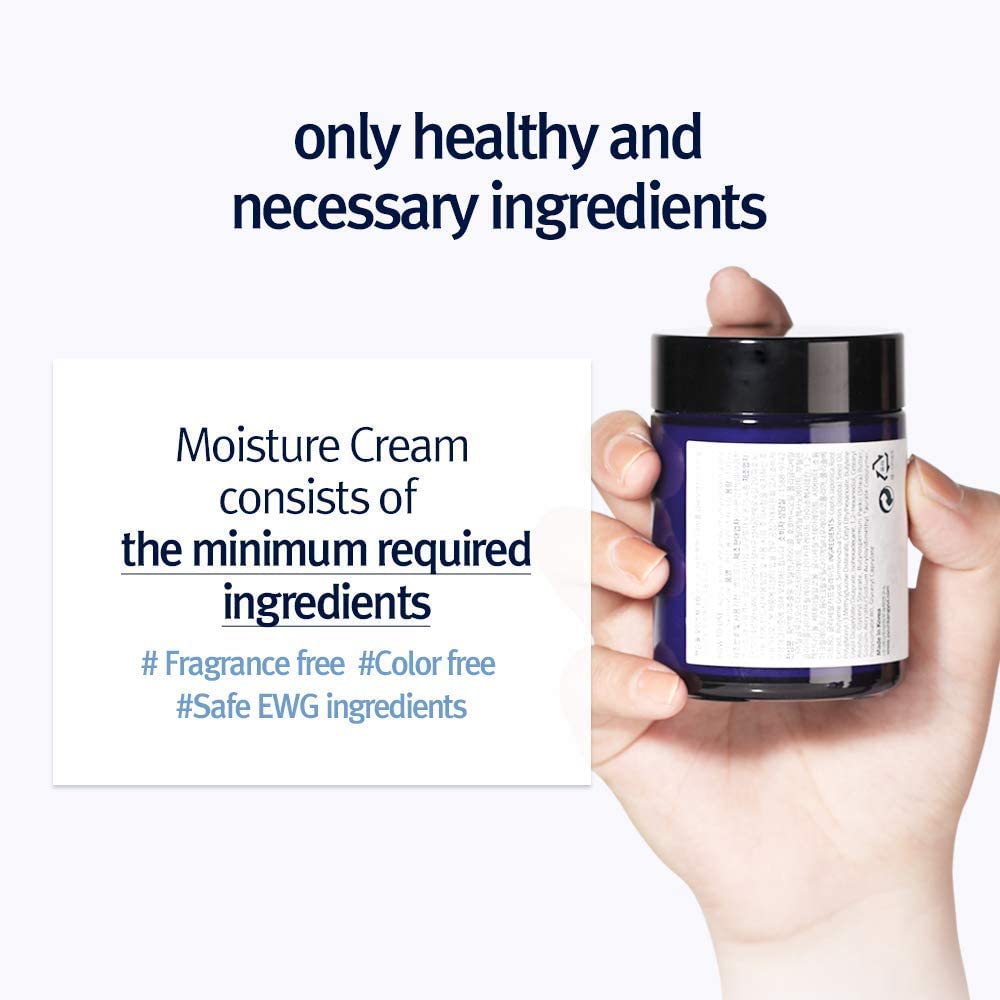 PKY Moisture Cream packaging emphasizing minimal ingredients