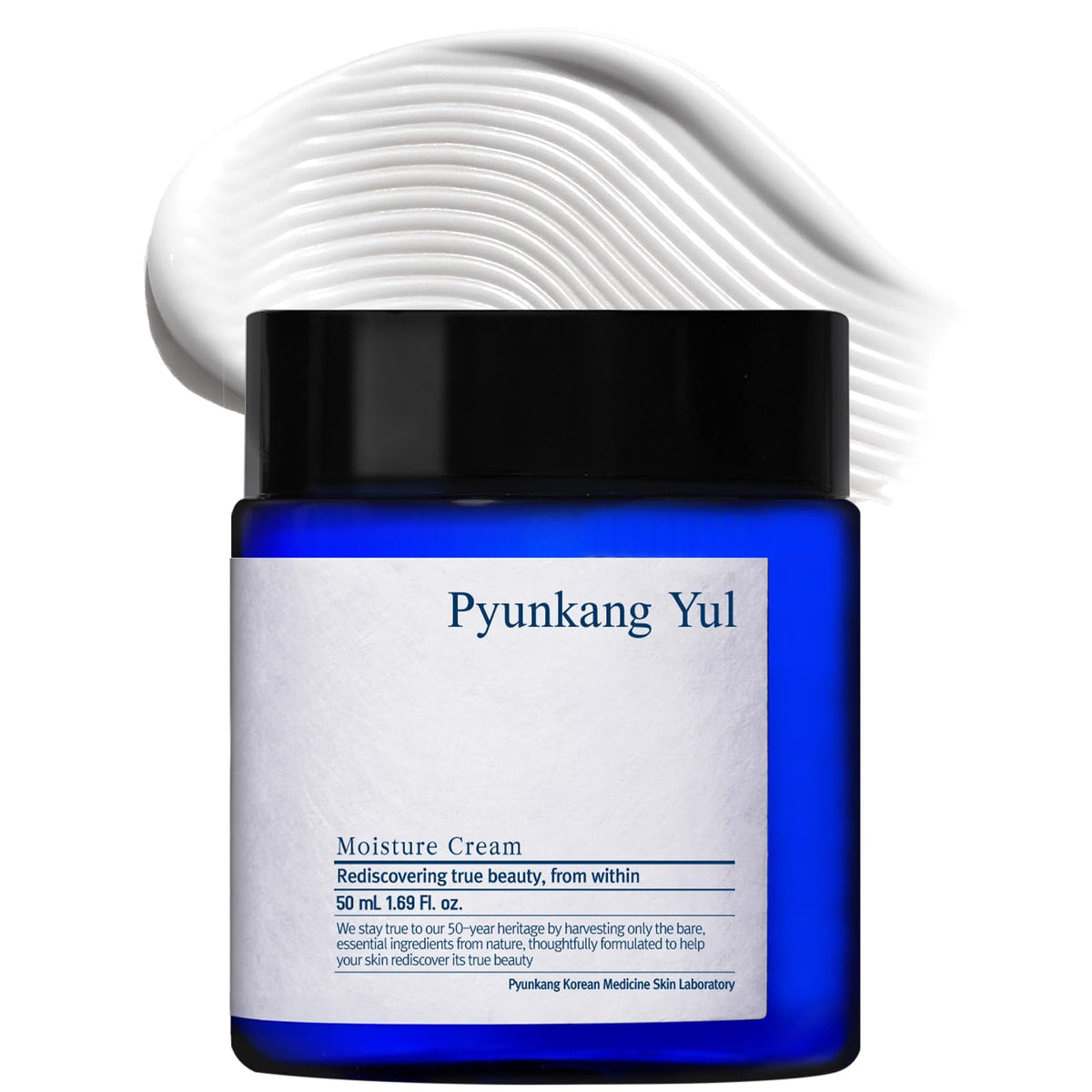 Swatch of PKY Moisture Cream texture, smooth and non-sticky
