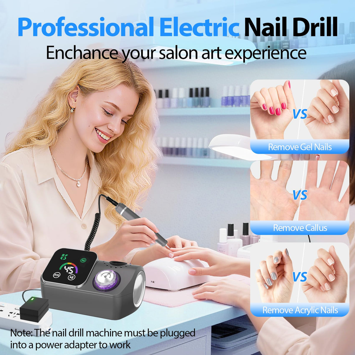 Protective film reminder highlights new setup and surface care.