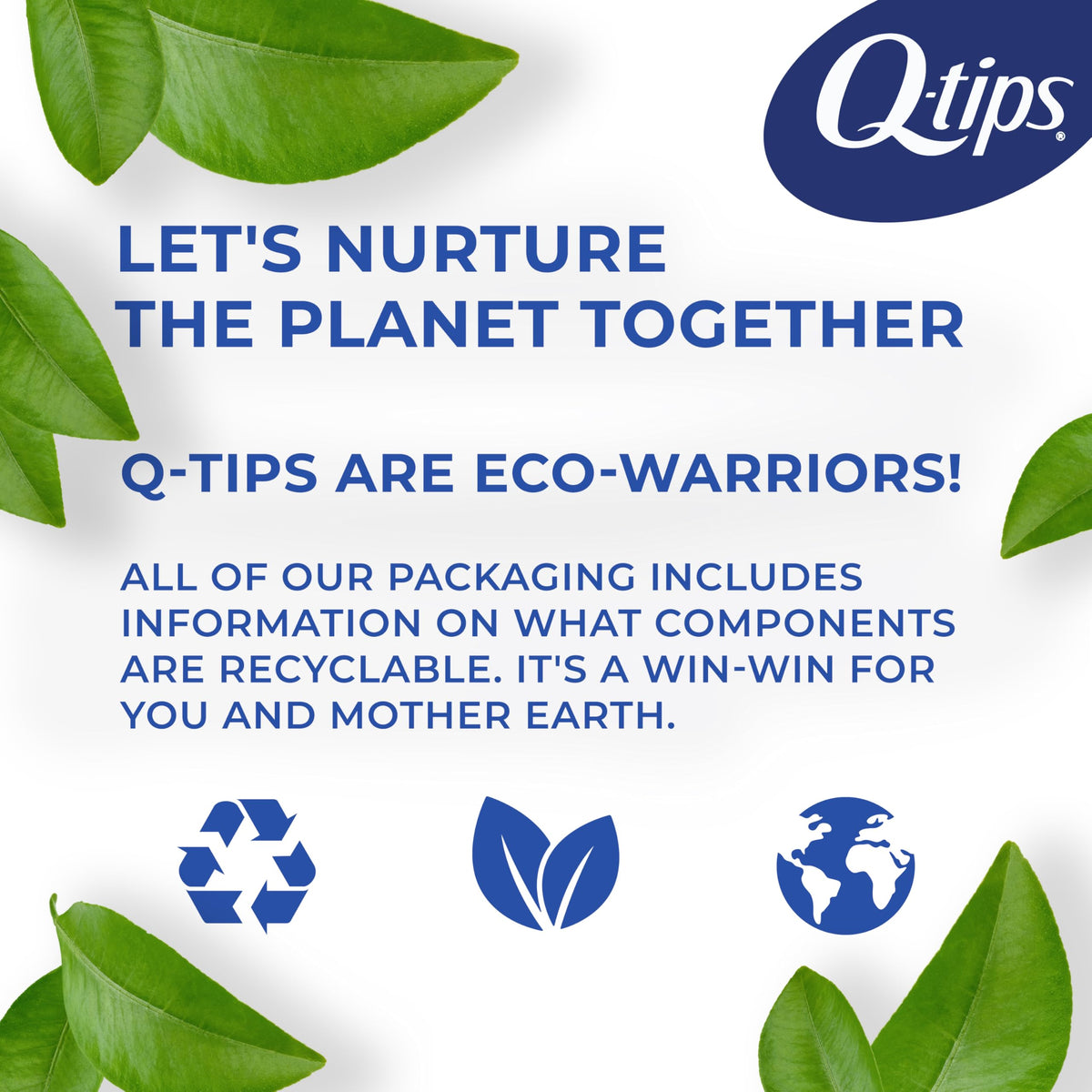Q-tips Cotton swabs for cleaning tight spaces in electronics and jewelry
