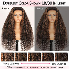 Qangelabeauty balayage F1B/30 ombre adds sun-kissed color.