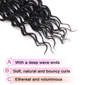 QANSFA soft, bouncy ends create a lightweight, comfortable style.