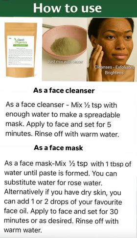 Qasil Organics natural powder for a brighter, radiant look