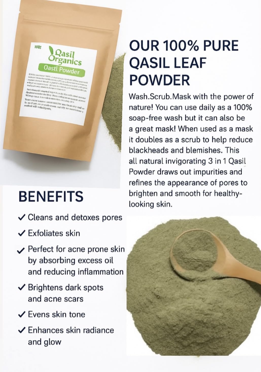 Qasil Organics DIY face mask mixing for a customizable skincare ritual