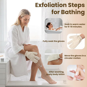 QAUUHJL Portable silk gloves for on-the-go body care and quick refresh