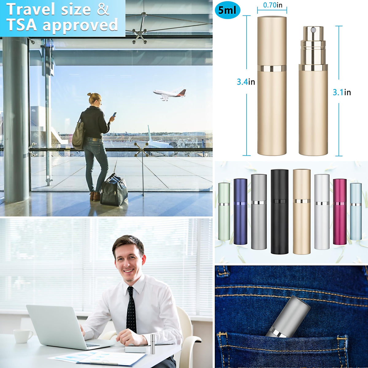 Qavhun easy-refill activation showing quick top-up by pressing onto another bottle.