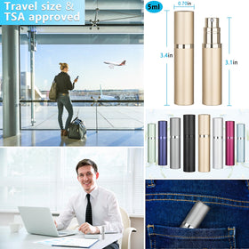 Qavhun easy-refill activation showing quick top-up by pressing onto another bottle.