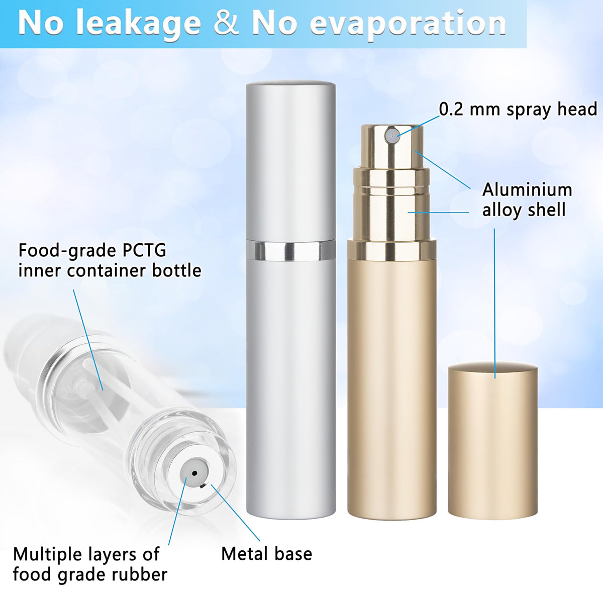 Qavhun 5ml travel bottle highlighting compact size for daily fragrance needs.