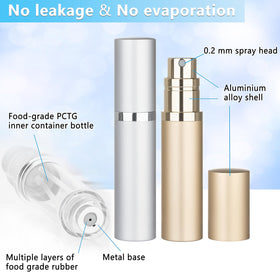 Qavhun 5ml travel bottle highlighting compact size for daily fragrance needs.