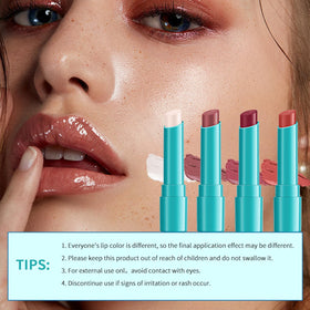 Qawnfy 4-piece lip kit offers multi-shade options for daily color and care.