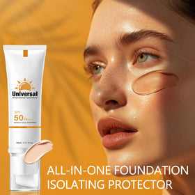 Qawnfy hydrating sunscreen finish keeps skin comfortable during wear.
