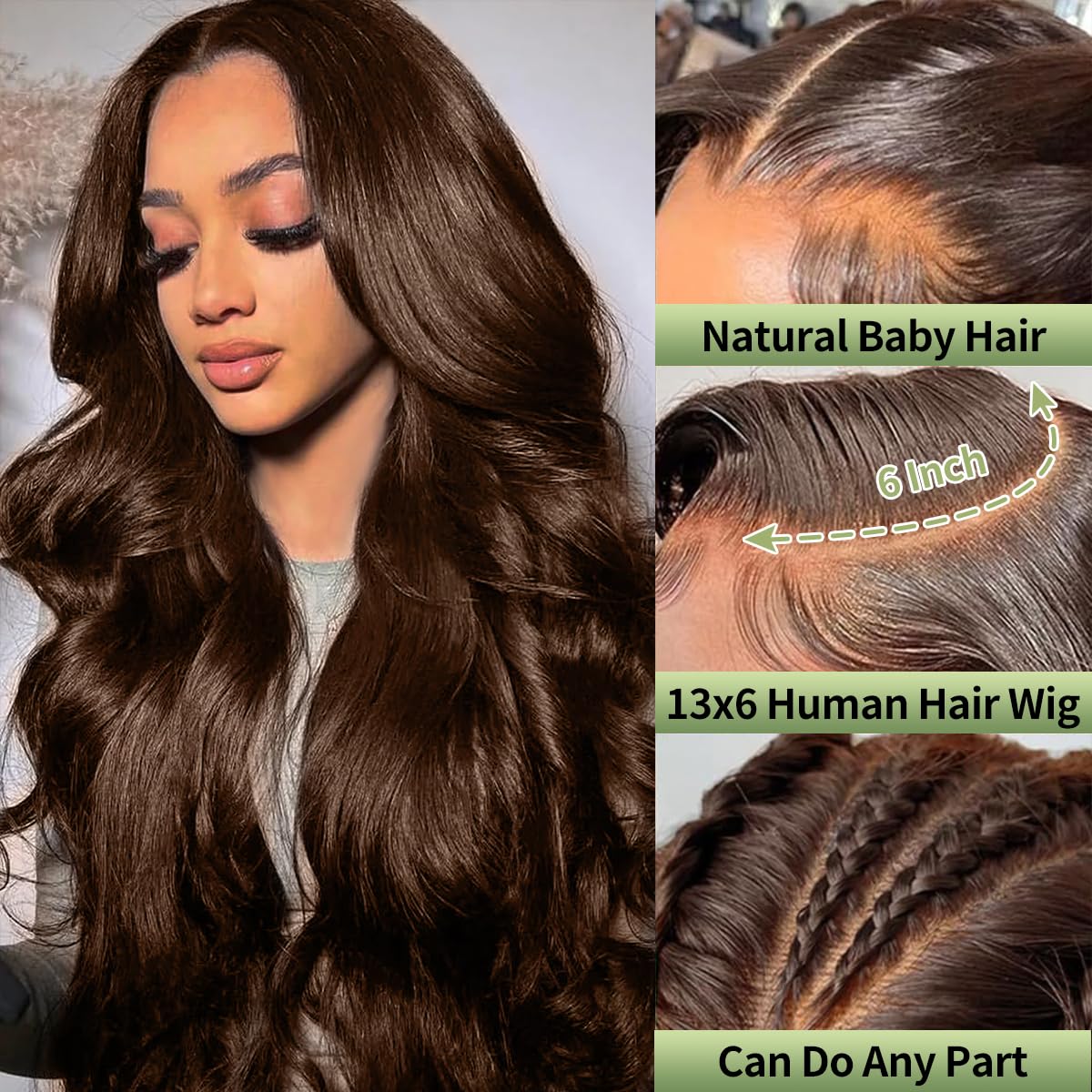 QBRVP HD body wave lace front wig 13x6 for seamless parting and volume