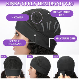 QCCSRR elastic ice silk headband offers soft, breathable comfort.